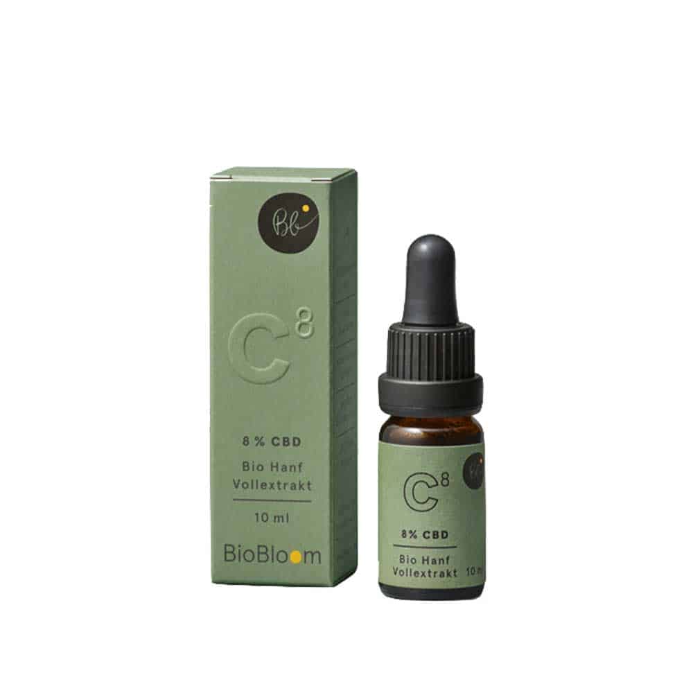 BioBloom CBD Öl 8 % - BIO CBD Hanföl Tropfen 10ml 30ml - Biobloom 8 cbd oel 10ml 4 18 BioBloom 8% CBD Öl
