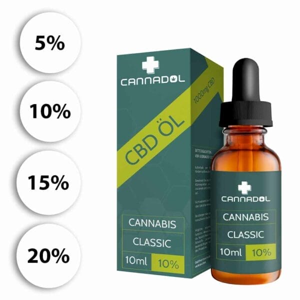 Cannadol CBD Öl Classic 5% - 10% - 15% - 20%