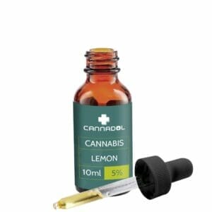 Cannadol Lemon 5 Dropper min 10 - Edelhanf - Ihr Premium CBD Shop