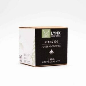 Alternative view of LYNX CBD Fußbad Stand100 Badebombe BIO CBD + Pfefferminze 100mg 90g