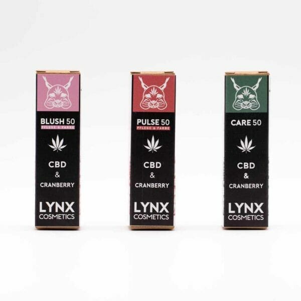 Lynx cosmetics Lippenstifte 50mg cbd 3 12 - Edelhanf - Ihr Premium CBD Shop