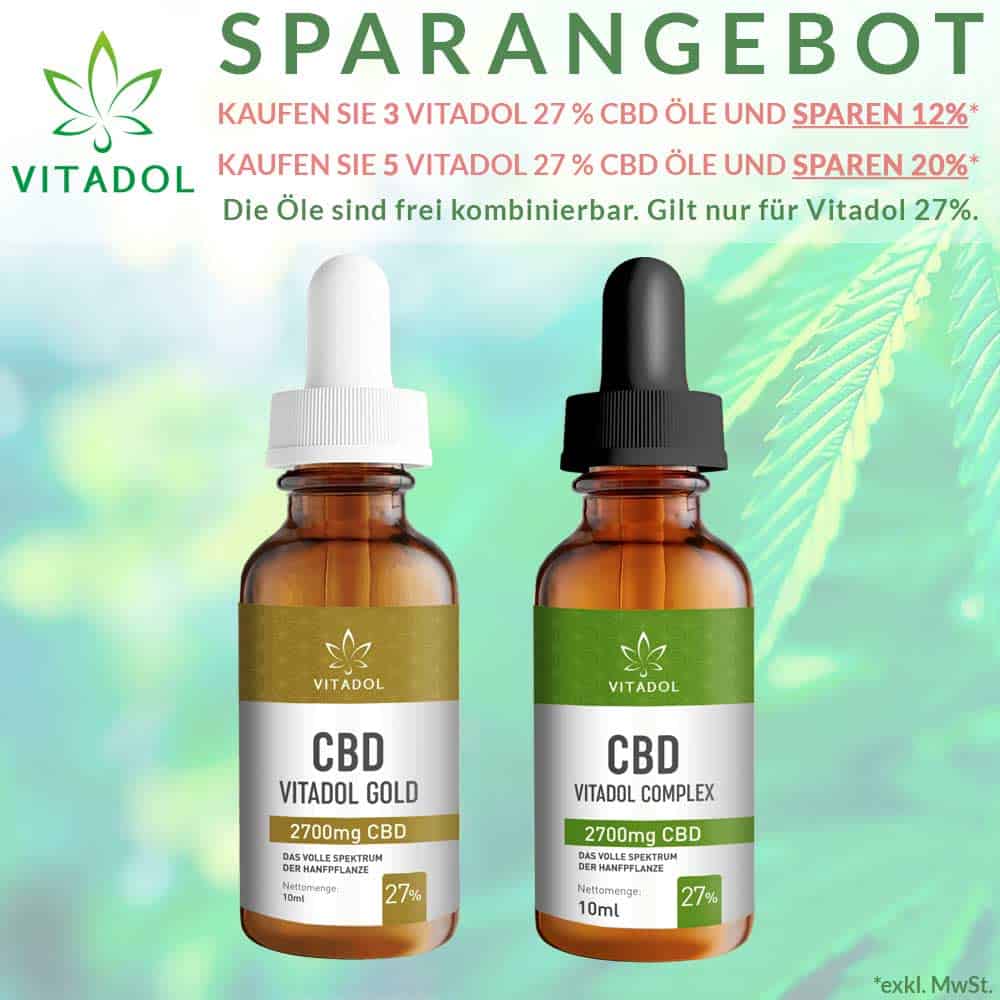 Vitadol Gold CBD Öl 27% 10ml - Vitadol27Sparangebot 19 Vitadol Gold CBD Öl 27% 10ml – Bild 4