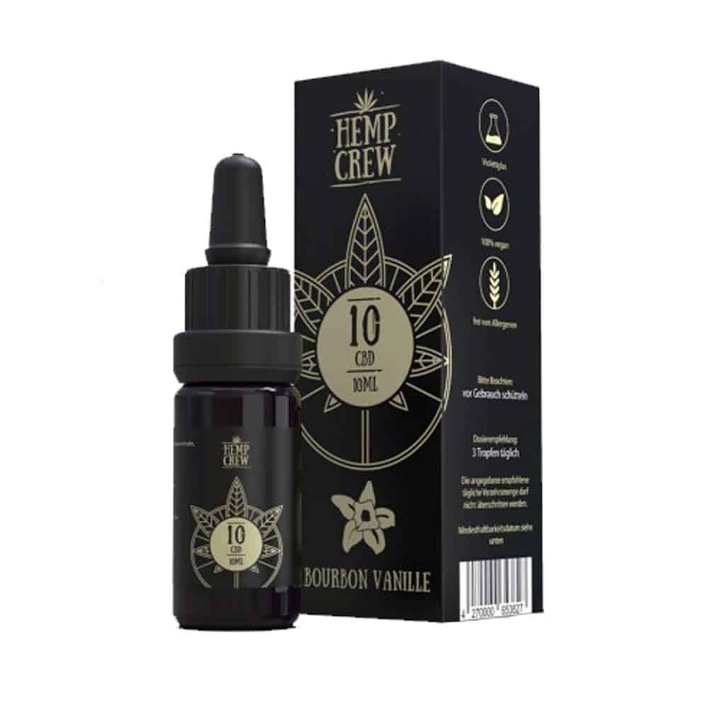 hempcrew cbd oel 10 bourbon vanille 4 21 - Edelhanf - Ihr Premium CBD Shop