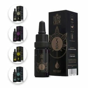 HempCrew CBD Öl 5 % 10ml – Aroma - in verschiedenen Geschmacksrichtungen