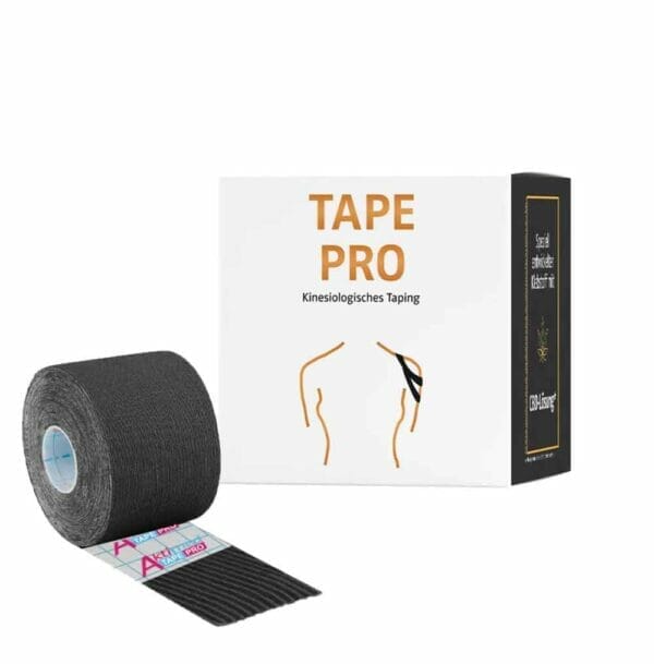 Aktimed CBD Tape pro schwarz - Edelhanf - Ihr Premium CBD Shop