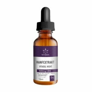 Vitadol Night Hanfextrakt mit CBG 5% - Vitadol Night Flasche Vitadol Night Flasche - Edelhanf - Ihr Premium CBD Shop