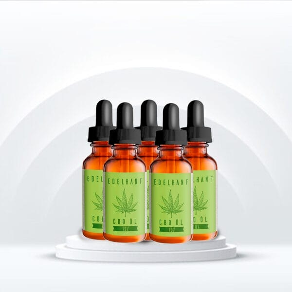 5x Edelhanf CBD Öl 10% 10ml