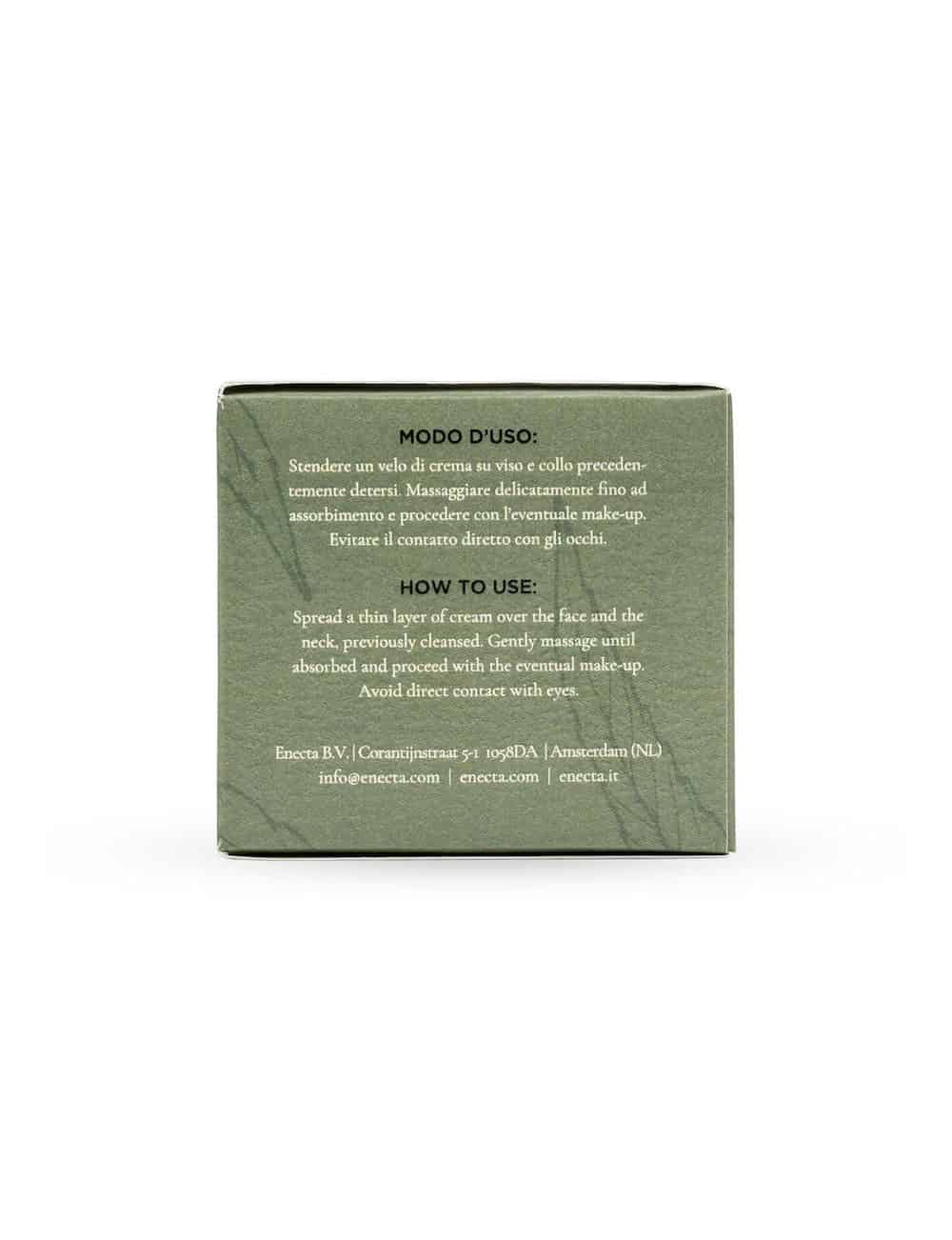 enecta CBD Gesichtscreme Creme 350mg 50ml - enecta Creme seitliche Ansicht enecta CBD Gesichtscreme Creme 350mg 50ml – Bild 2