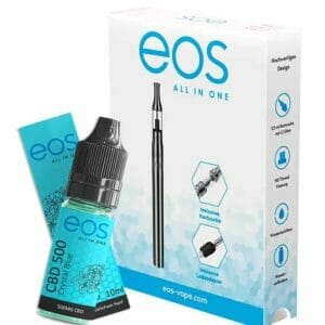 eos Starterset: Vape Pen + 1x CBD Liquid - eos Starterset crystal blue eos Starterset crystal blue - Edelhanf - Ihr Premium CBD Shop