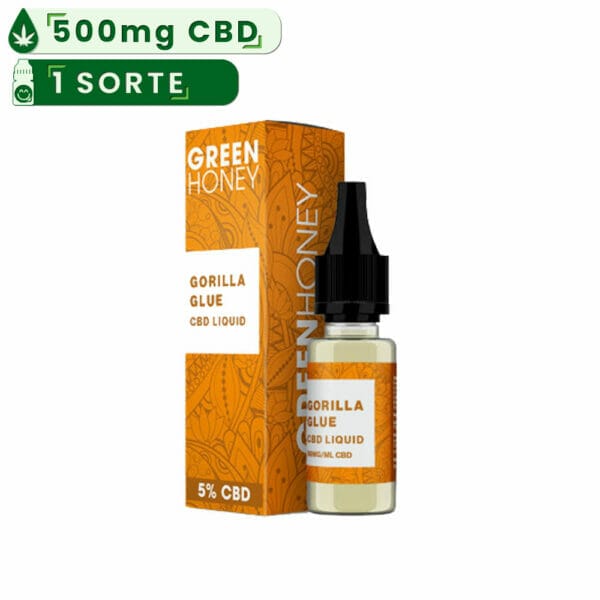 Green Honey Gorilla Blue CBD Liquid 500 mg - 10 ml