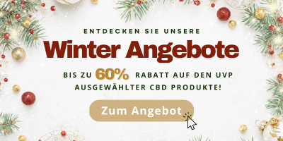 Winter Angebote Banner Mobil - Edelhanf - Ihr Premium CBD Shop