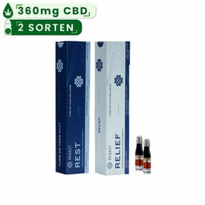 Renact Vollspektrum CBD Vape Pen und Extraktkartusche