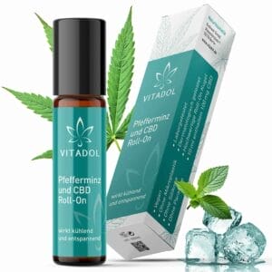Vitadol Pfefferminz & CBD Kopf Roll-On - Vitadol CBD Kopf Roll On 5 Vitadol CBD Kopf Roll On 5 - Edelhanf - Ihr Premium CBD Shop