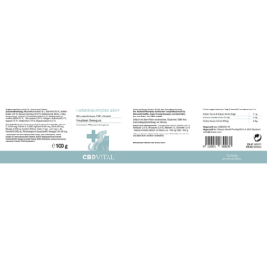 CBD VITAL VET Gelenkskomplex aktiv - CBD Vital für Tiere Ergänzungsfuttermittel - cbdvital Gelenkskomplex Aktiv 02 cbdvital Gelenkskomplex Aktiv 02 - Edelhanf - Ihr Premium CBD Shop