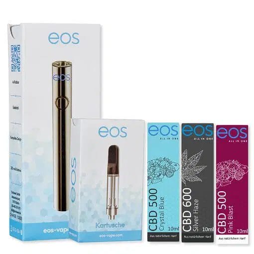 eos Starterset: Vape Pen & Kartusche + 3x CBD Liquids - eos starterset 1liquid 510x510 1 eos Starterset: eos Vape Pen + eos Kartusche + 3 CBD Liquids