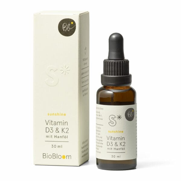 BioBloom Vitamin D3 K2 NEM - Edelhanf - Ihr Premium CBD Shop