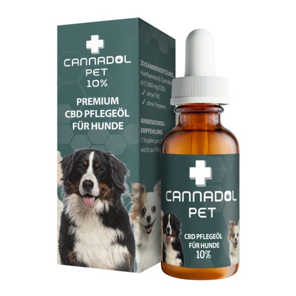 Cannadol Pet 10% Premium CBD Öl für Hunde