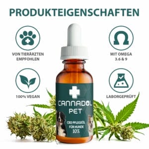 Cannadol Pet 10% Premium CBD Öl für Hunde - Cannadol Dog Mood 3 Cannadol Dog Mood 3 - Edelhanf - Ihr Premium CBD Shop