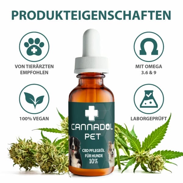 Cannadol Pet 10% Premium CBD Öl für Hunde - Image 6