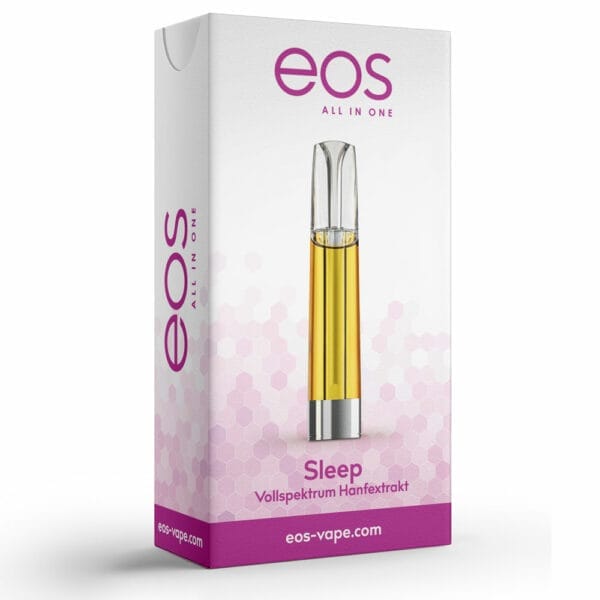 eos SLEEP CBD Extraktkartusche 74% Cannabinoide 0,5ml – Bild 2