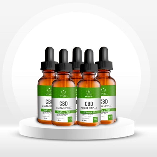 Vitadol Complex CBD Öl 10% 10ml 5er Set