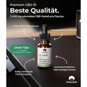 Emma Grün CBD Öl 20% 10ml - Emma Gruen cbd oel 20 mood 2 Emma Gruen cbd oel 20 mood 2 - Edelhanf - Ihr Premium CBD Shop