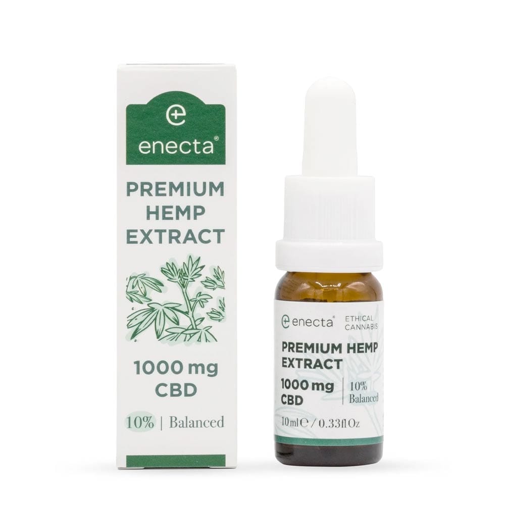 enecta CBD Öl 10 % Premium Hanf Extrakt 10ml - enecta 10P CBD Oel Enecta Premium CBD Öl 1000mg